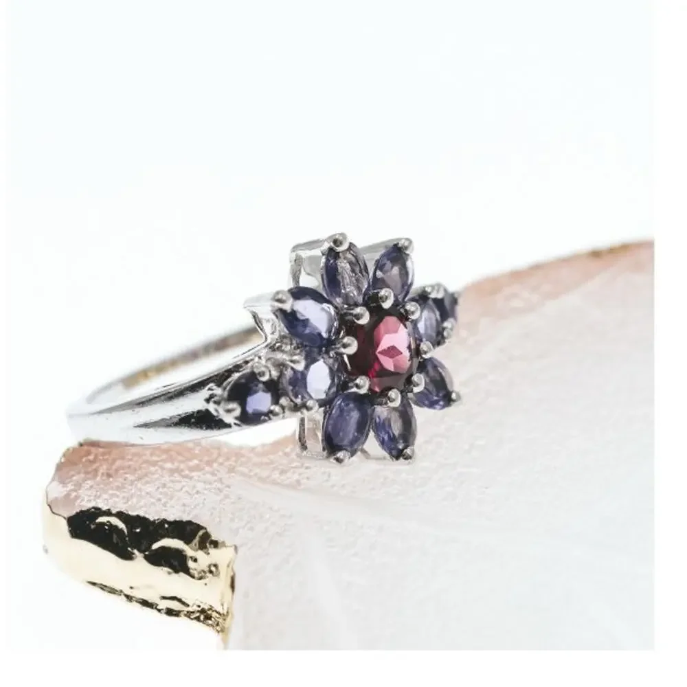 925 Sterling Silver Spinel & Tanzanite 